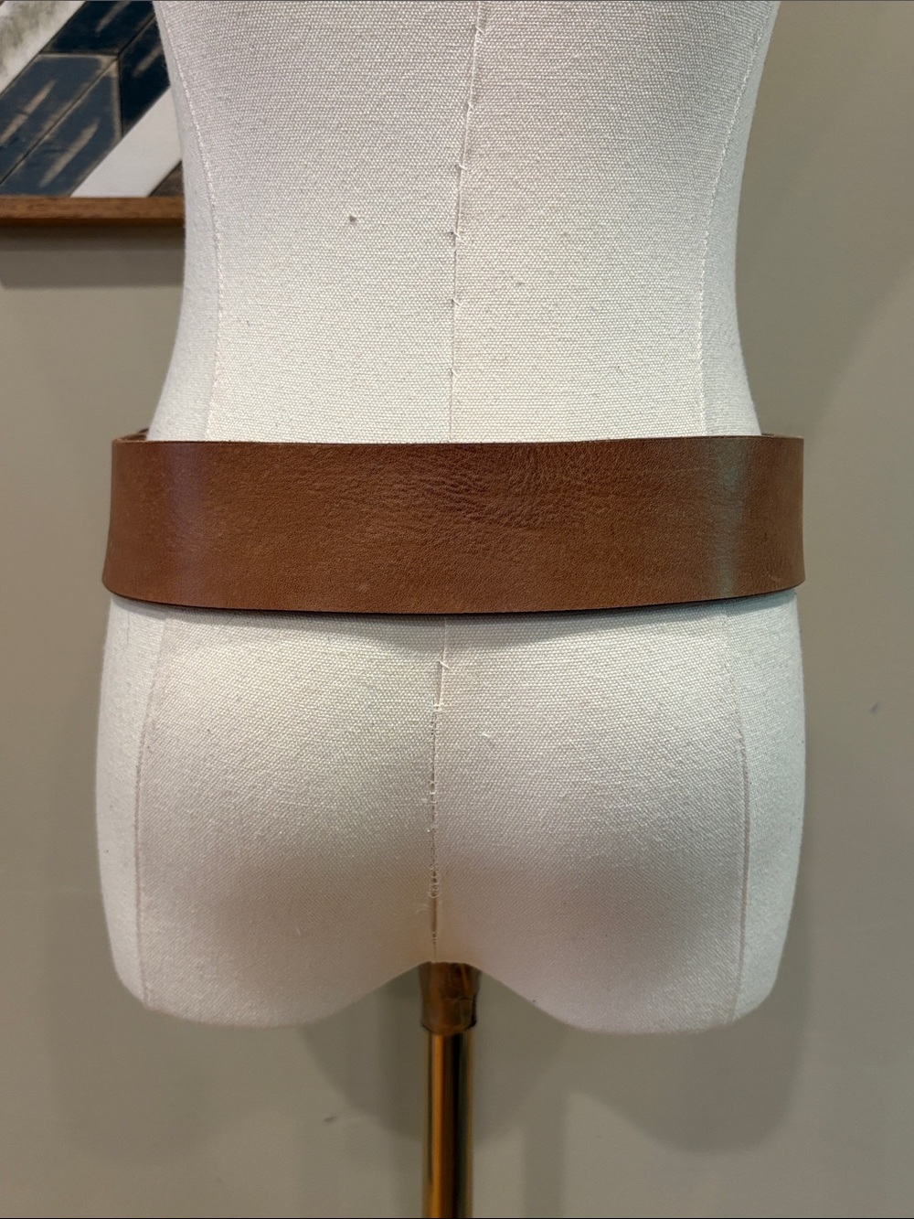 Vintage Ralph Lauren Equestrian Western Wide Leather Horseshoe Buckle Belt Small - Picture 4 of 16